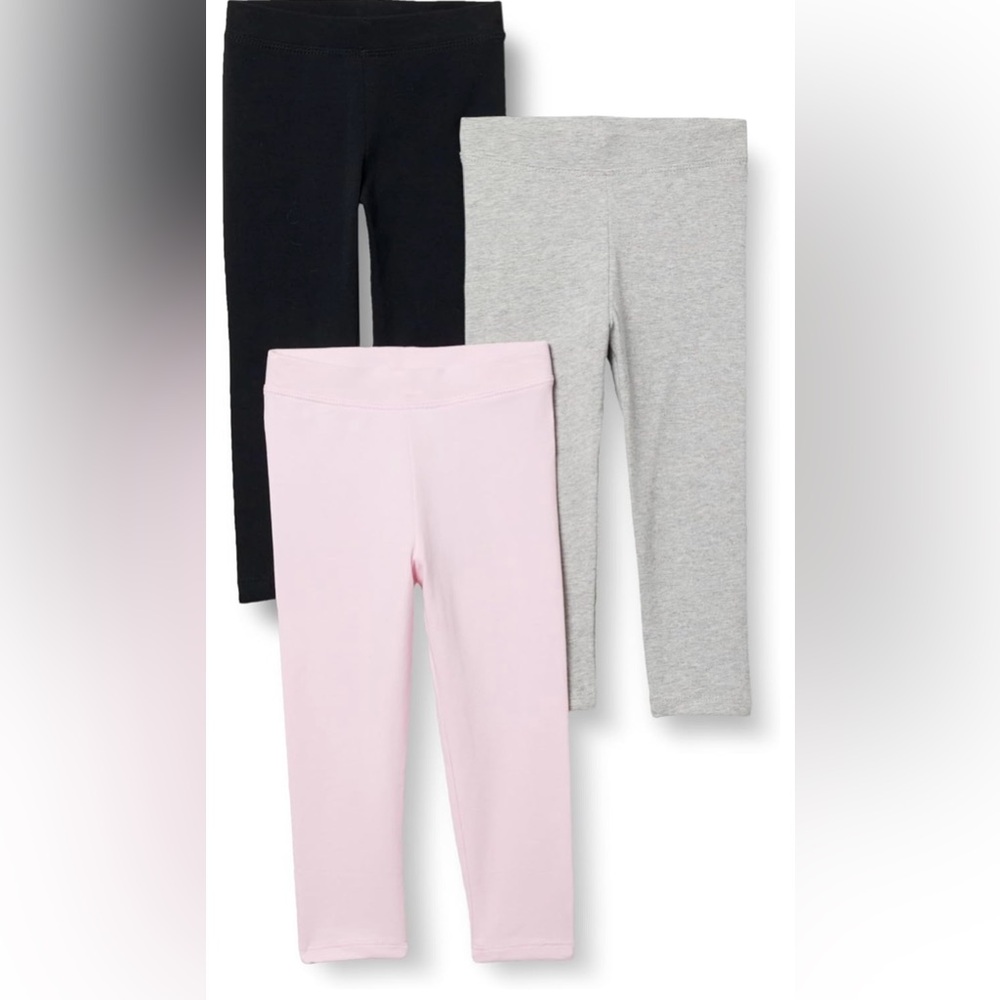 Amazon Essentials Girls Leggings 3 Pack Size 8
